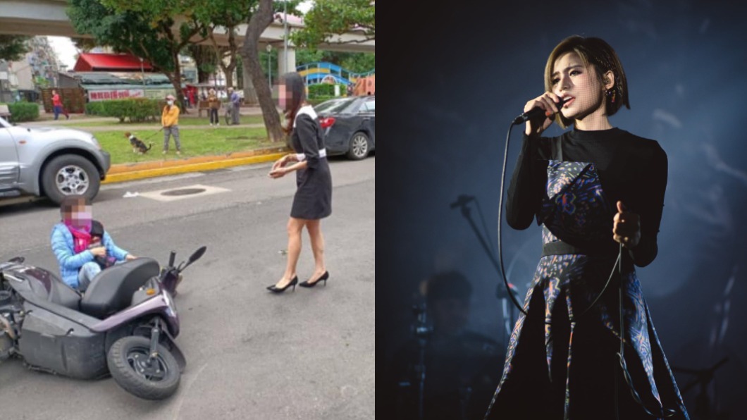 歌手吳汶芳的媽媽發生車禍。（圖／翻攝自吳汶芳臉書）