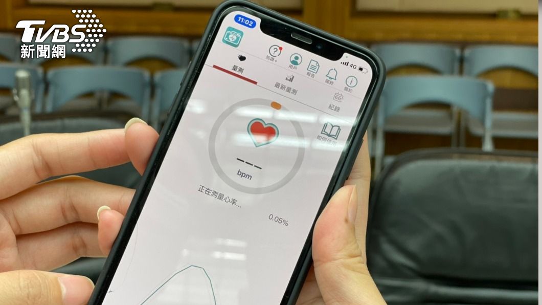 台大醫院和新竹台大分院與敦捷光電共同研發出亞洲首款心律不整App。（圖／TVBS）