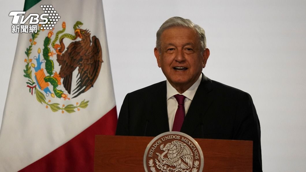 墨西哥總統再度染疫。（圖／達志影像美聯社）