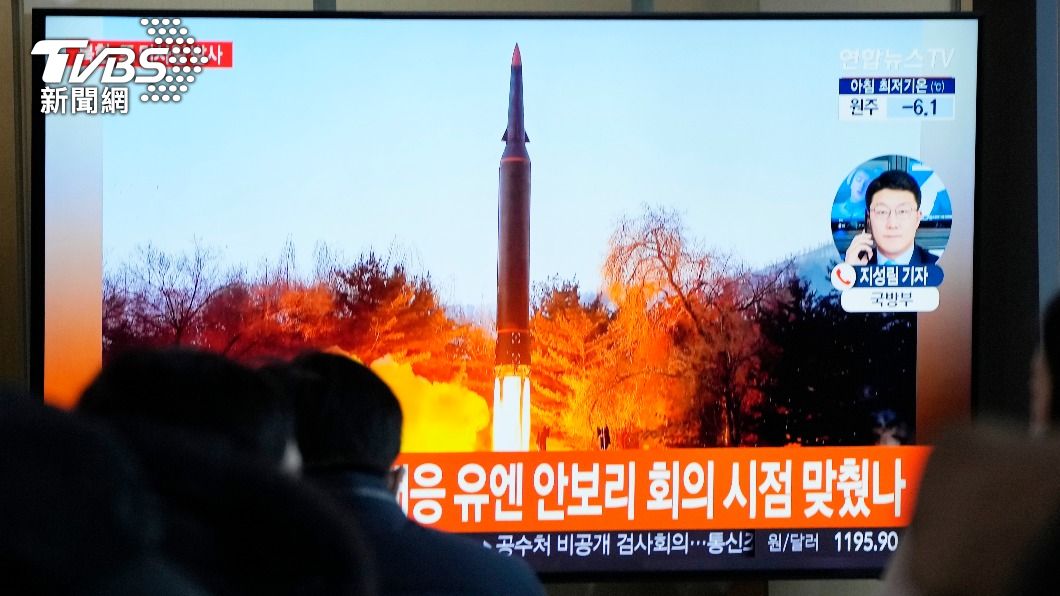 南韓聯合參謀本部於今日偵測到北韓再度發射飛彈。（圖／達志影像美聯社） 北韓新年第2發！為試驗極超音速飛彈　日相岸田3點應對