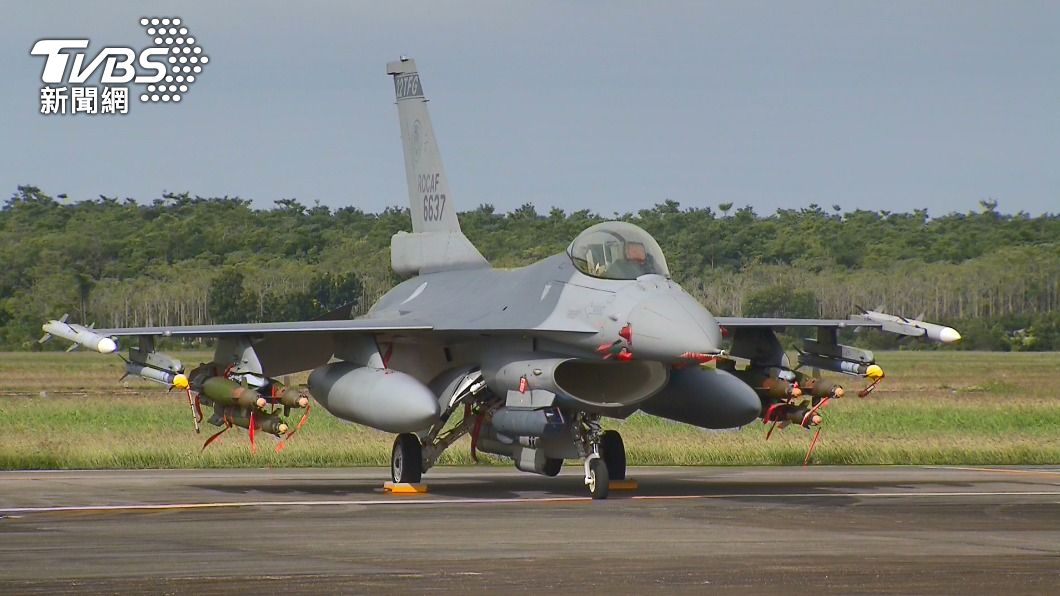 F-16V戰機失聯。（圖／TVBS）