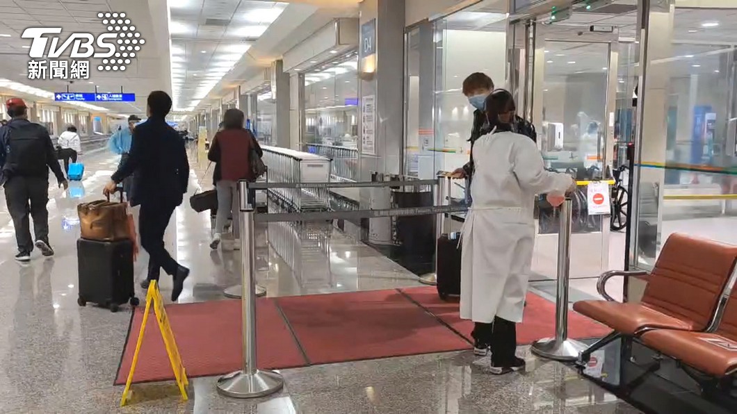 香港可能宣布放寬機場入境者的檢疫安排。（圖／TVBS） 入境香港將改0+3？　港府擬放寬「機場入境檢疫安排」