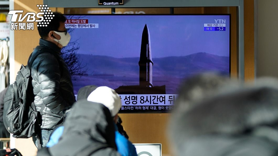 北韓早上疑似再度發射飛彈。（圖／達志影像美聯社）