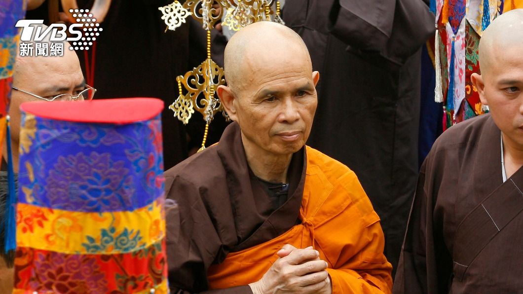 一行禪師在故鄉越南圓寂，享壽95歲。（圖／達志影像美聯社）