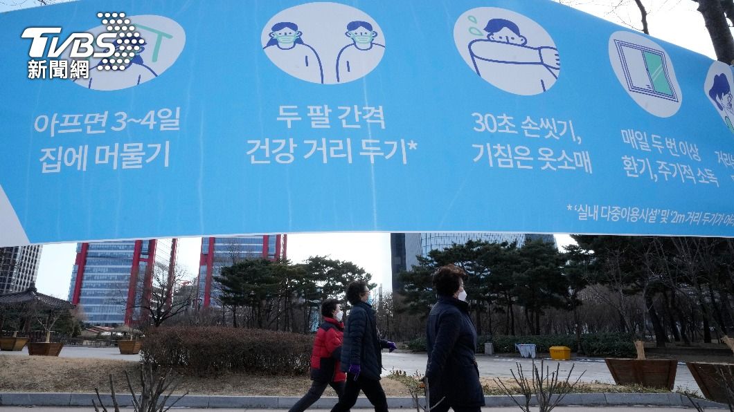 韓國新增1.7萬名確診。（圖／達志影像美聯社） Omicron擴散　韓國單日1.7萬確診連5天創新高
