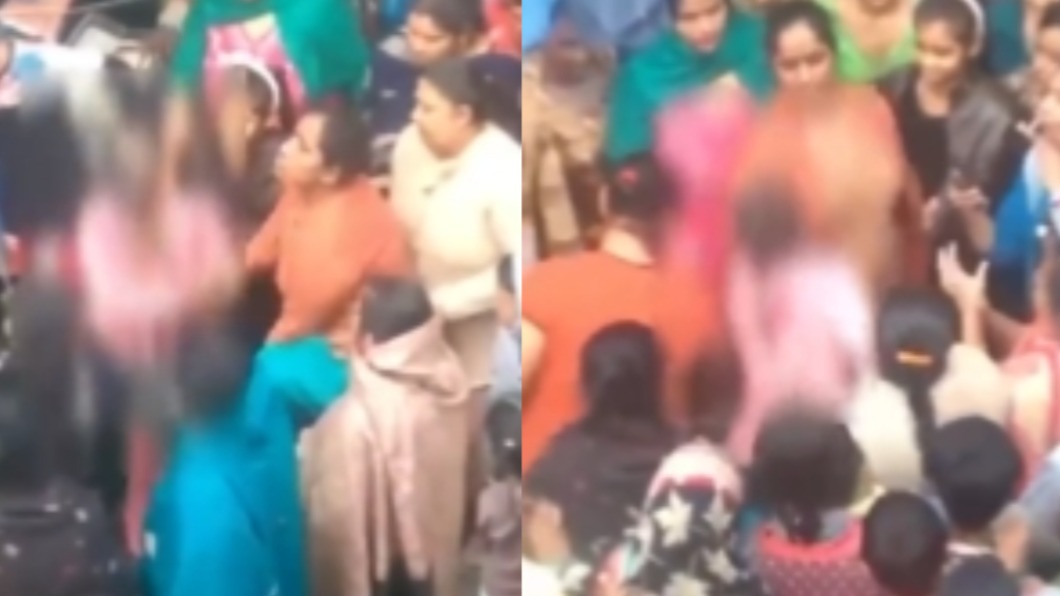印度少婦被性侵後還遭拖去遊街。（圖／翻攝自@SwatiJaiHind推特）