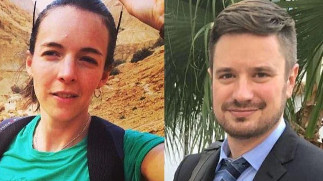 瑞典調查員卡塔蘭（左）及美國調查員夏普（右）2017年在剛果遭殺害。（圖／翻攝自Thomas Fessy 推特 @thfessy）