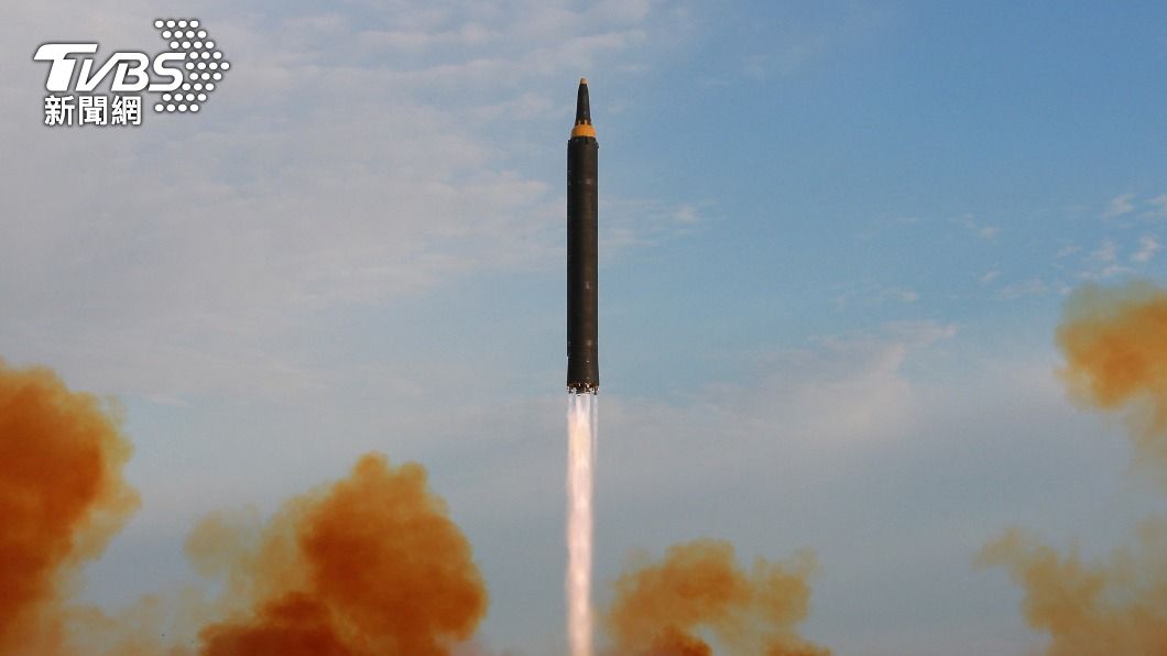 北韓在2017年也曾試射火星-12型飛彈。（圖／達志影像路透社）