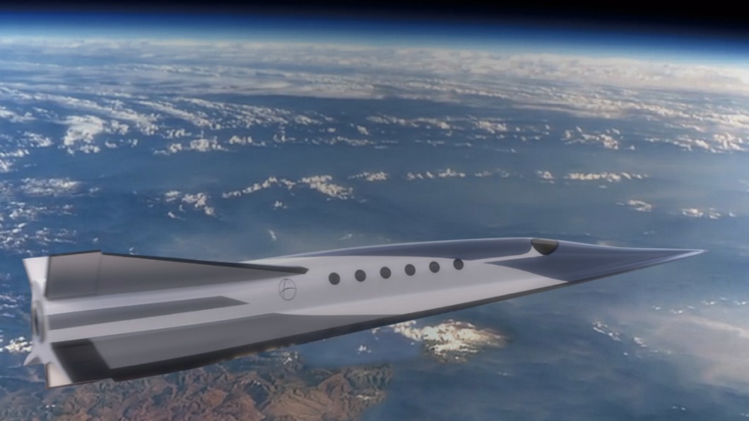 凌空天行研發的太空飛機能在1小時將人送往世界各地。（圖／翻攝自凌空天行官網）