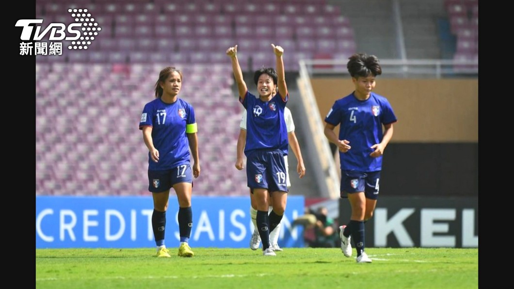 2022亞洲盃女足賽台灣代表隊。（圖／TVBS）