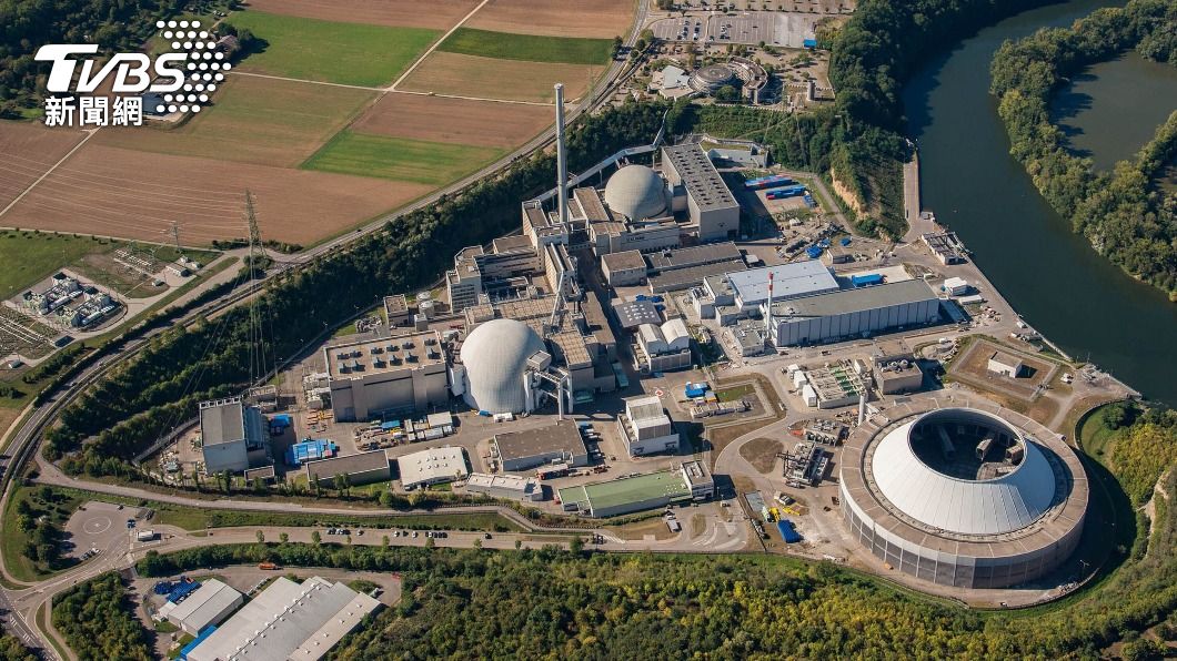 德國內卡維斯特海姆核電廠。（圖／中央社）