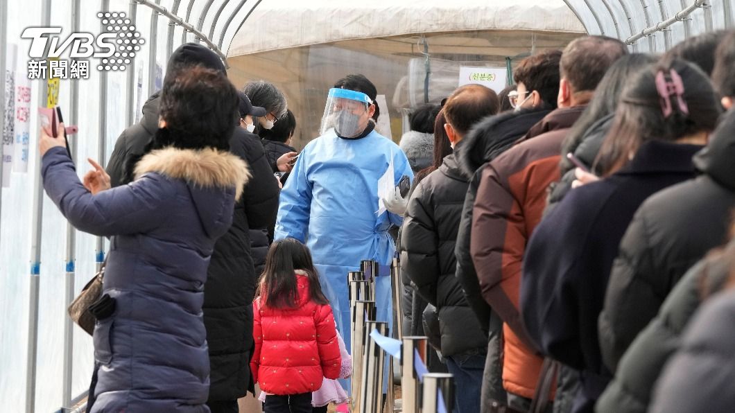 南韓疫情持續升溫，連3天破3萬人確診。（圖／達志影像美聯社）