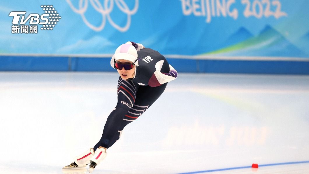 黃郁婷在女子競速滑冰決賽繳出2分00秒78成績。（圖／達志影像路透社）