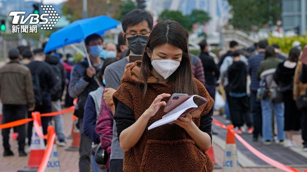 香港疫情升溫，確診連日破600例。（圖／達志影像美聯社）