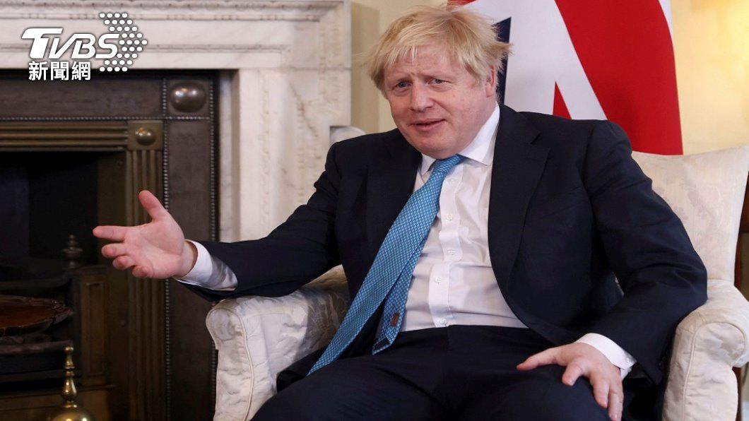 英國首相強生。（照片來源：AP）