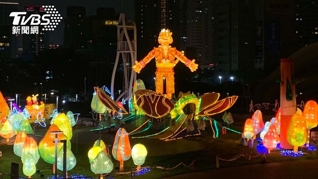 2022中台灣元宵燈會12日將在台中文心森林公園登場。（圖／中央社）