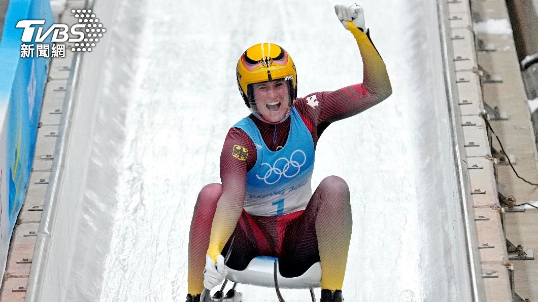 德國女子單人雪撬金牌得主蓋森伯格。（圖／達志影像路透社）