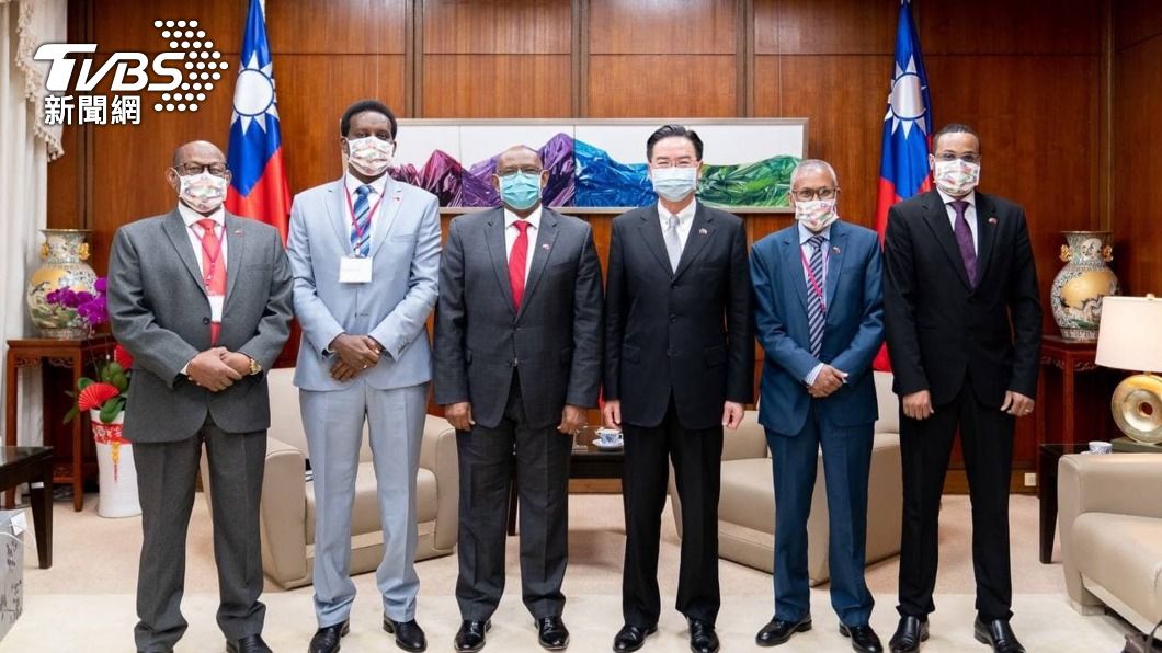 外交部長吳釗燮今日會晤索馬利蘭外長團。（圖／中央社）