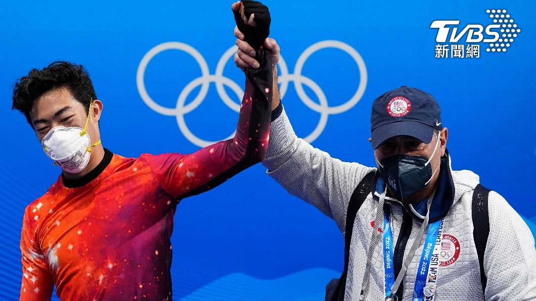 美國華裔選手陳巍（左）奪得金牌。（圖／達志影像美聯社）