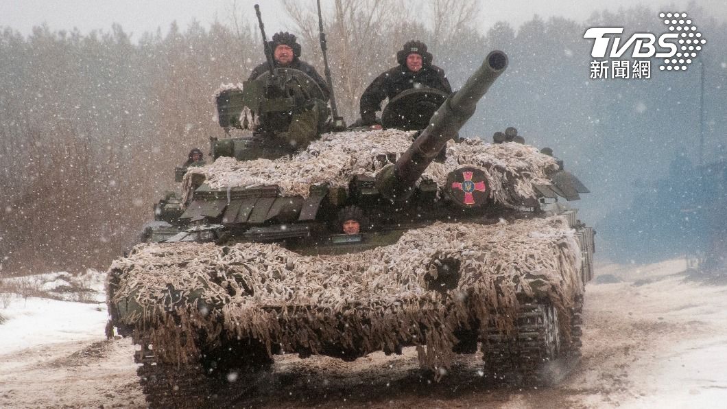 俄羅斯與烏克蘭情勢非常危險。（圖／達志影像美聯社）