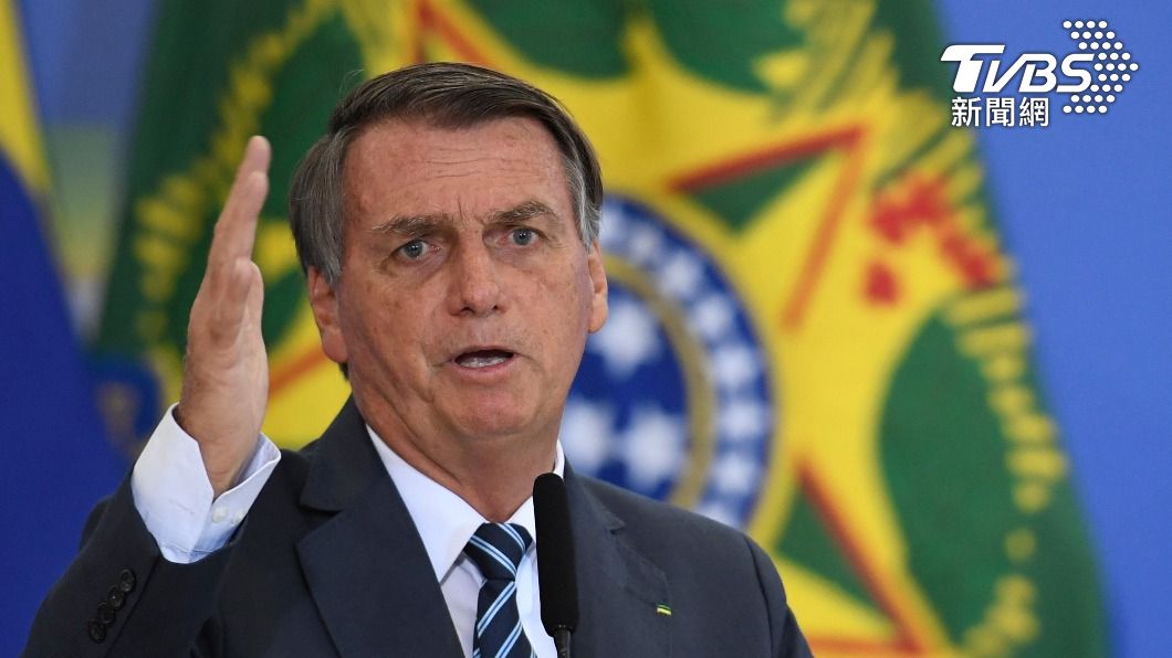 巴西總統波索納洛（Jair Bolsonaro）。（圖／達志影像美聯社）