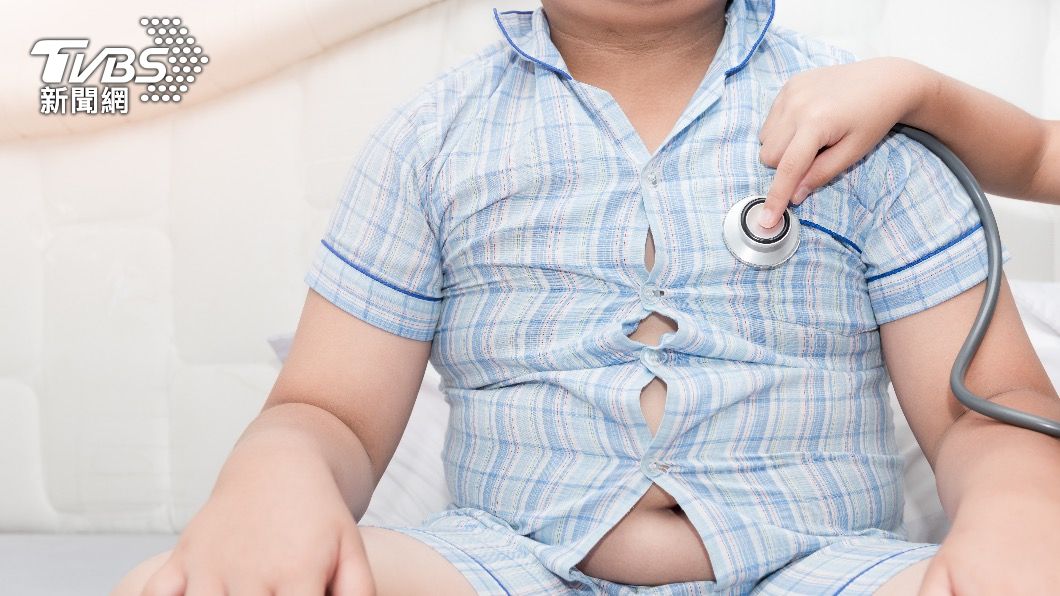 肥胖兒童染疫重症風險高。（圖／shutterstock達志影像）