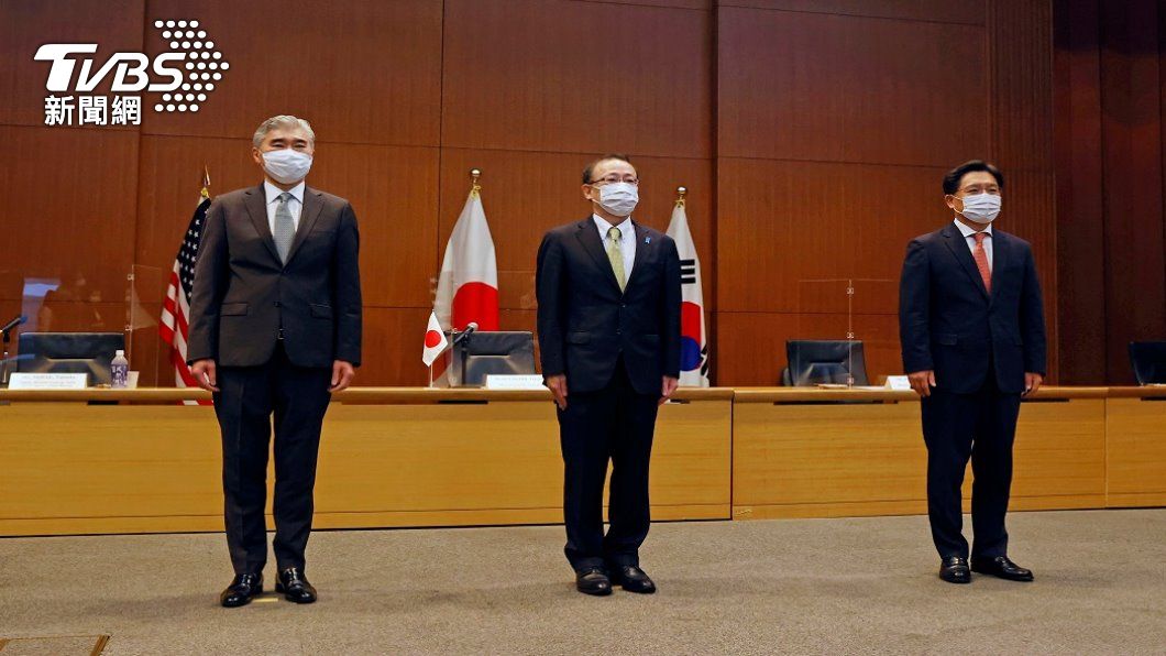美日韓舉行外長會談。（照片來源：AP）
