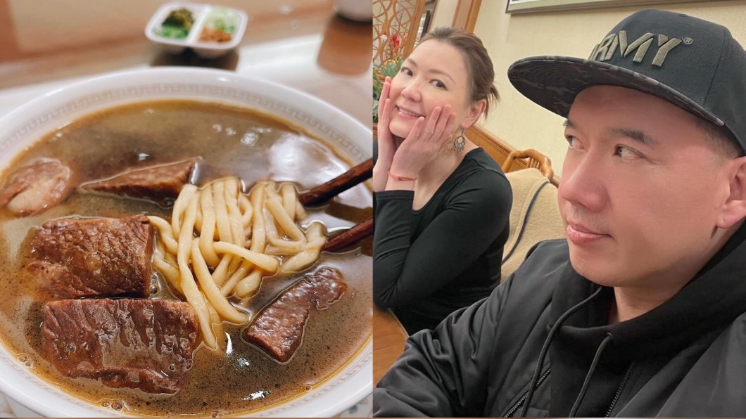 杜汶澤情人節帶老婆去吃5千元的牛肉麵。（圖／翻攝自杜汶澤臉書）