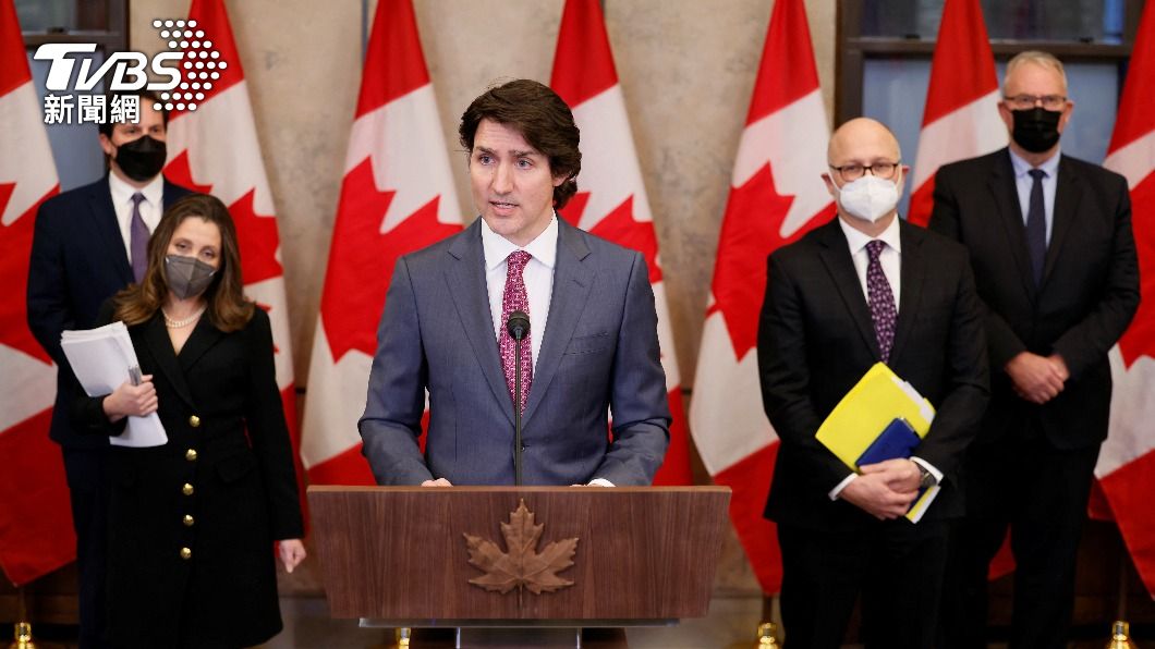 加拿大總理杜魯道宣布緊急狀態。（圖／達志影像路透社）