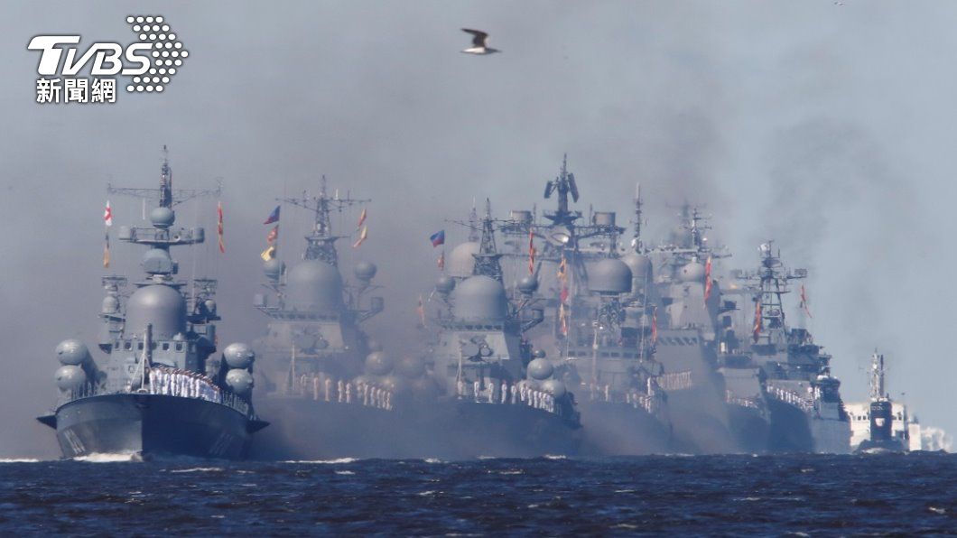 俄羅斯軍艦。（圖／達志影像路透社）