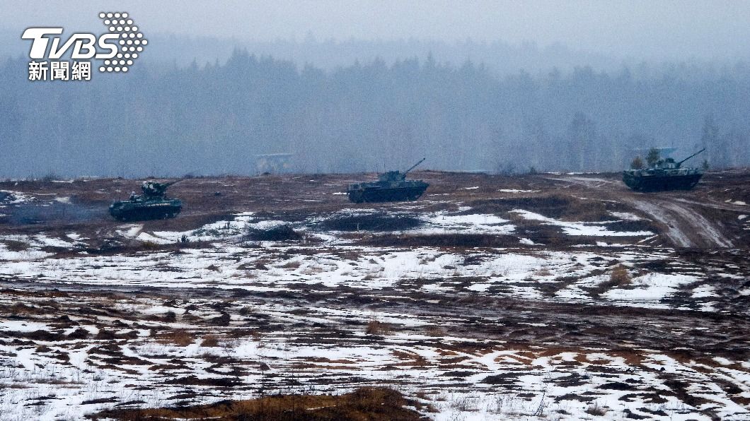 俄羅斯聲稱部隊已結束演習返回基地。（圖／達志影像美聯社）