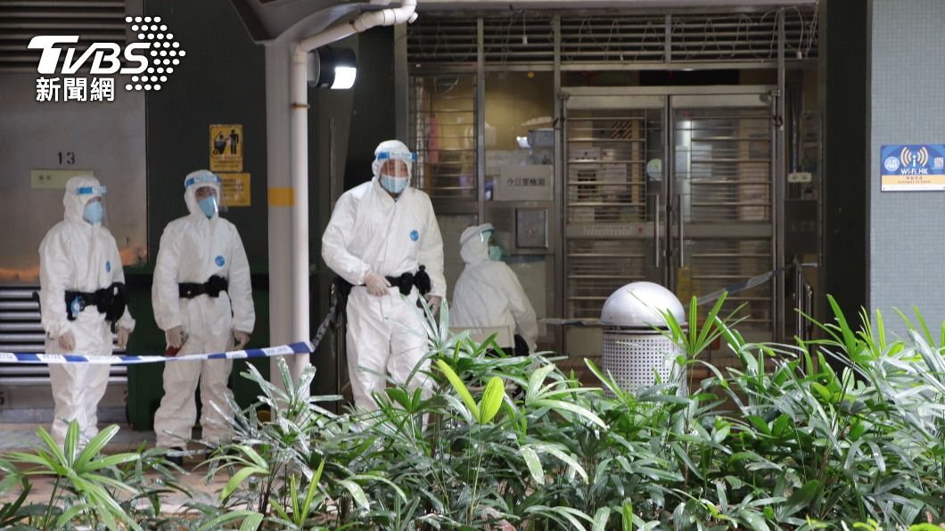 香港近日爆發第5波疫情。（圖／中央社）