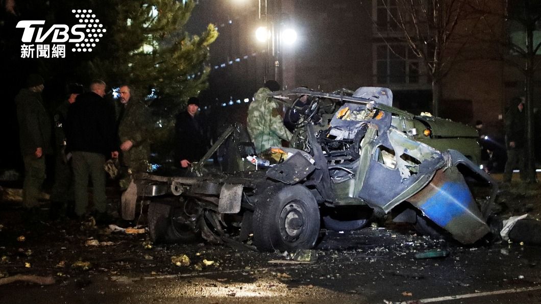 頓涅茨克發生汽車爆炸事件，車輛疑為將領座車。（圖／達志影像路透社）