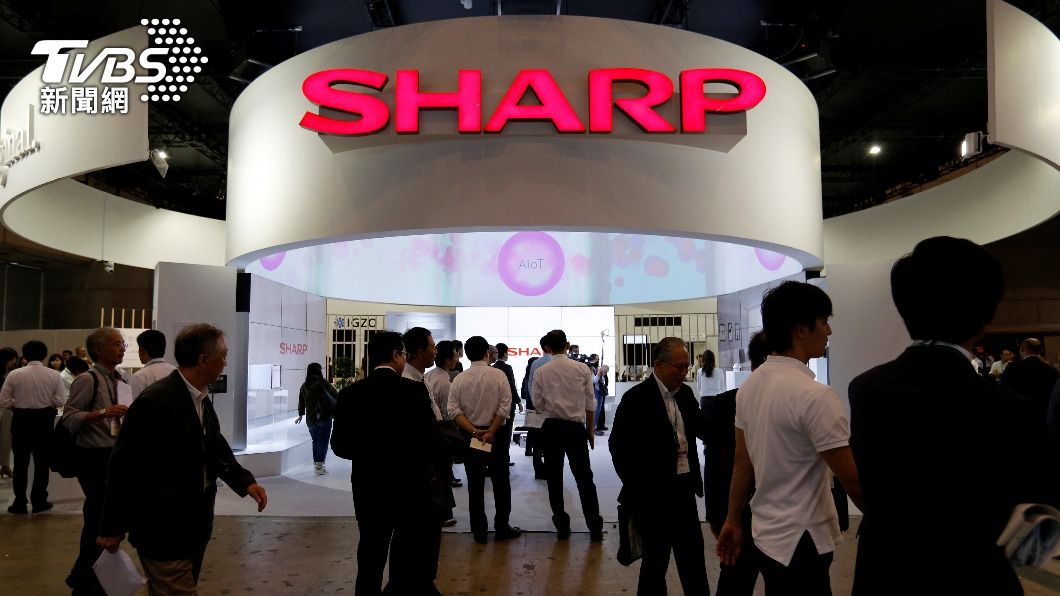日本電子產品大廠夏普（Sharp）。（圖／達志影像路透社）