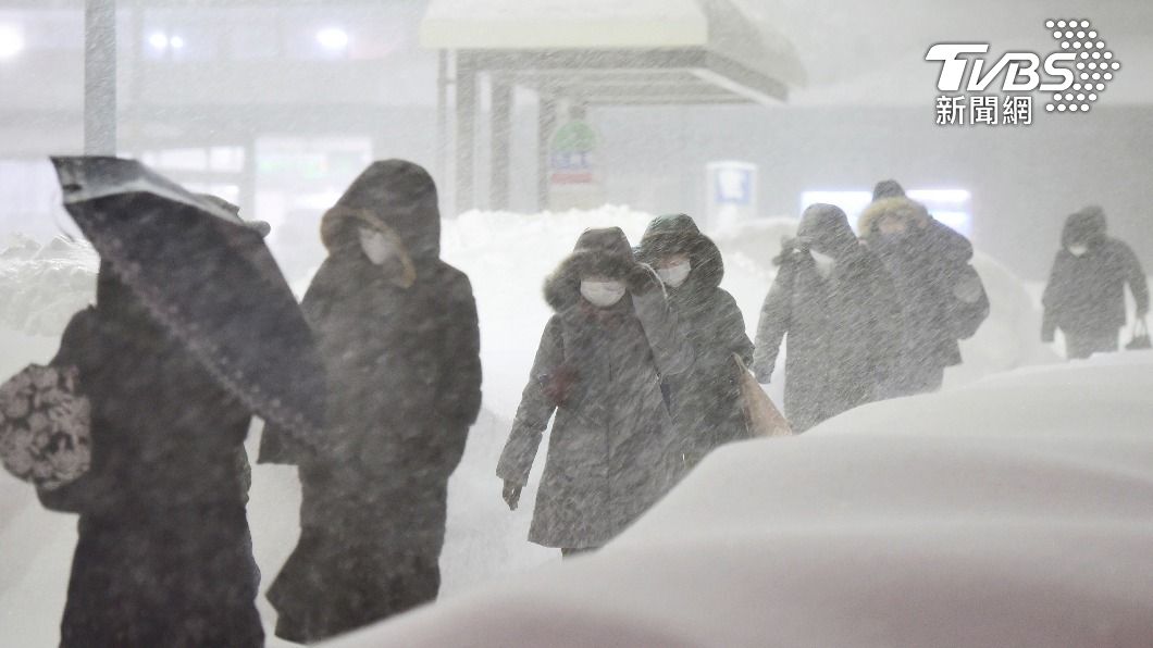日本北海道這兩天須嚴防可能出現的暴風雪。（圖／達志影像美聯社）