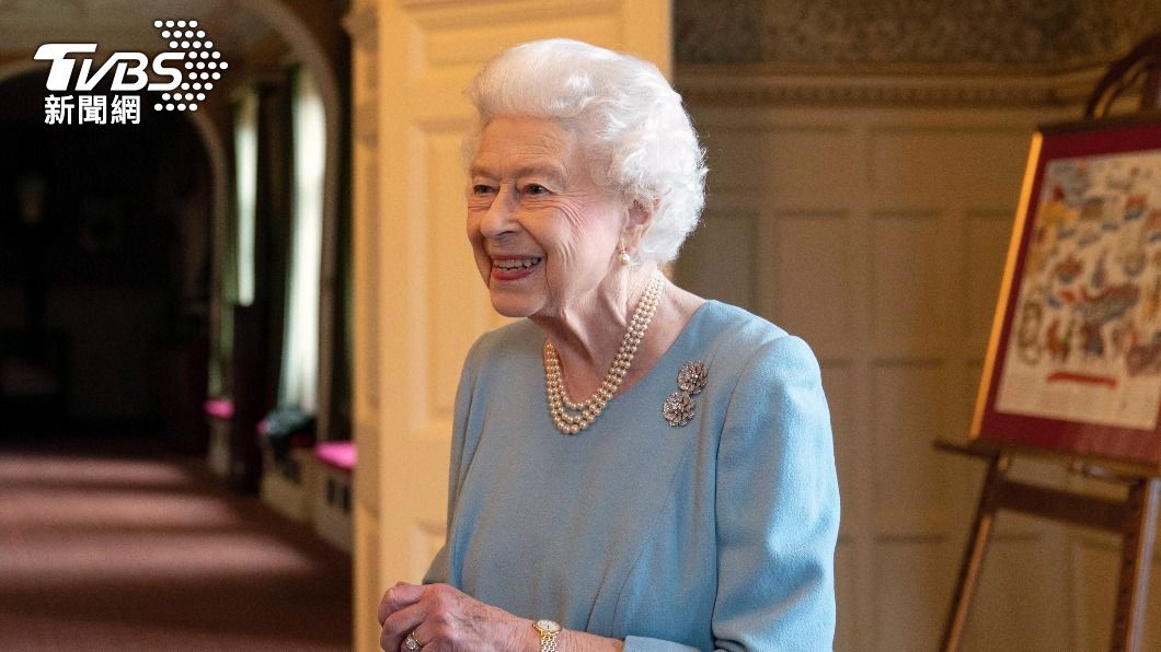 英國女王伊莉莎白二世確診新冠病毒。（圖／達志影像美聯社）