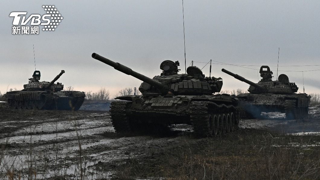 傳俄羅斯戰車今已進駐頓內茨克。（圖／達志影像路透社）
