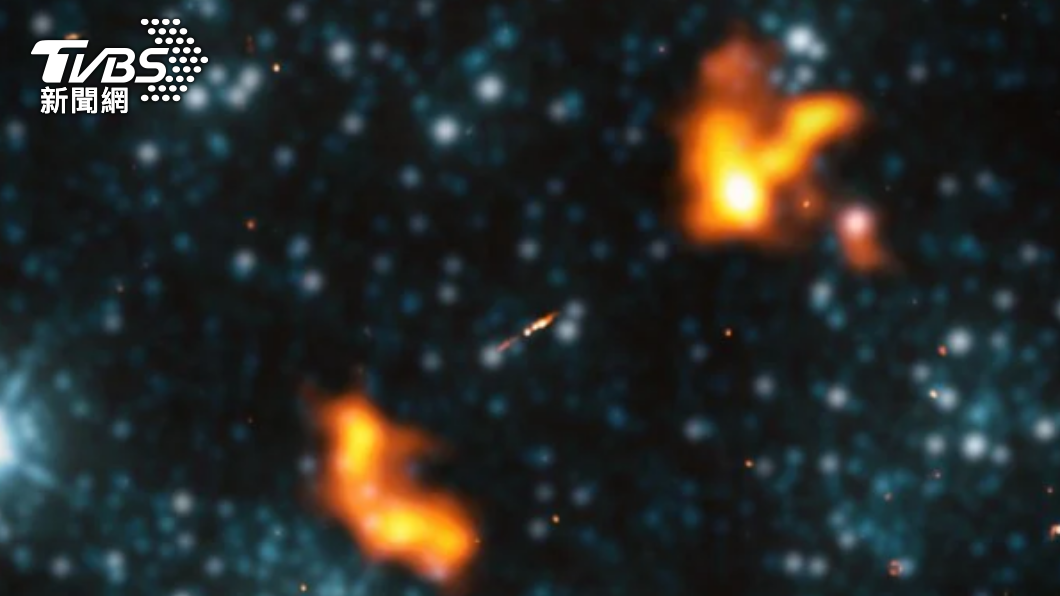 科學家新發現宇宙中最龐大星系。（圖／台北市天文館提供）