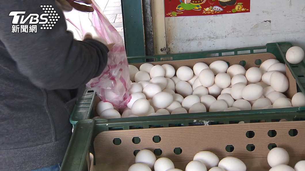 雞蛋價格漲幅直逼3成。（圖／TVBS）