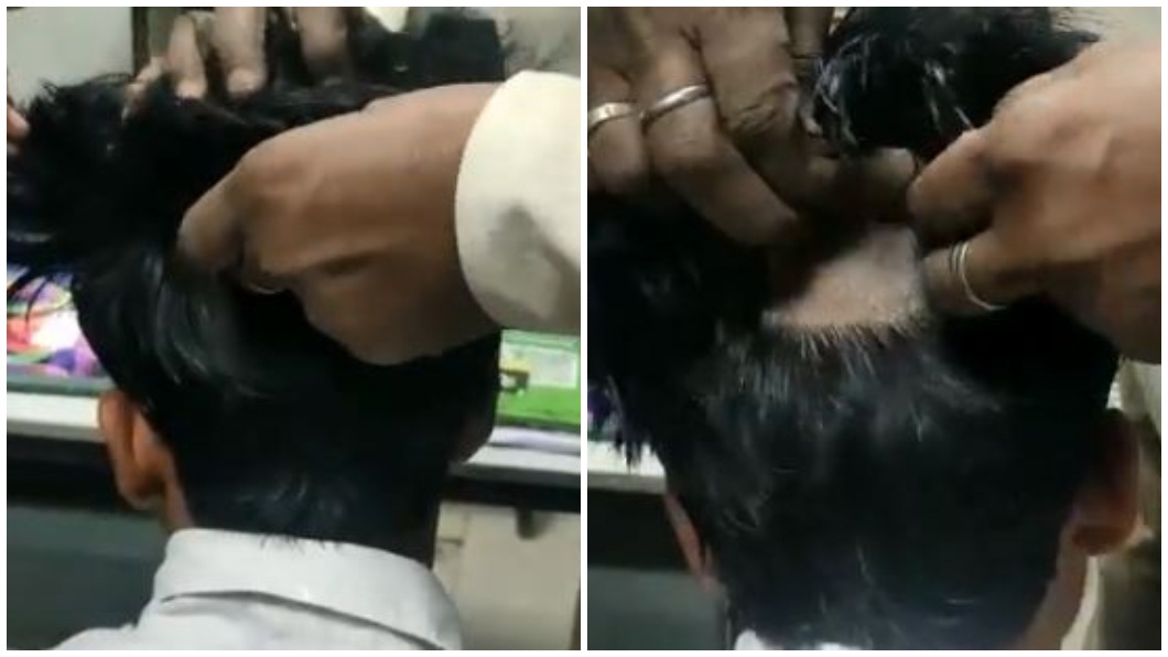 印度海關日前查獲男子竟把黃金藏在假髮內企圖走私。（圖／翻攝自推特Mukesh singh sengar मुकेश सिंह सेंगर @mukeshmukeshs）
