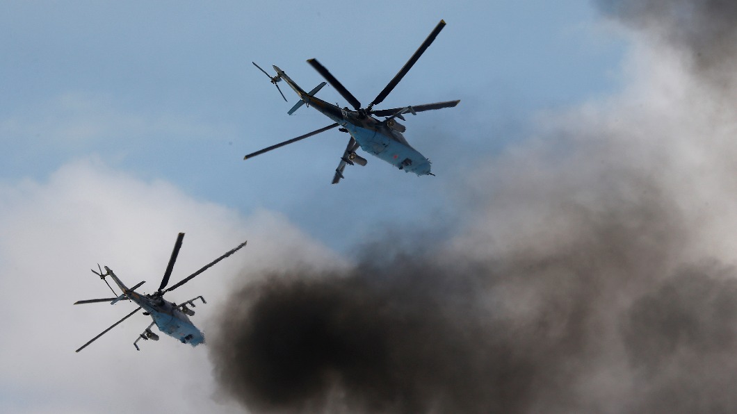 白俄羅斯南部有部署約150架運輸直升機。（示意圖／達志影像路透社）