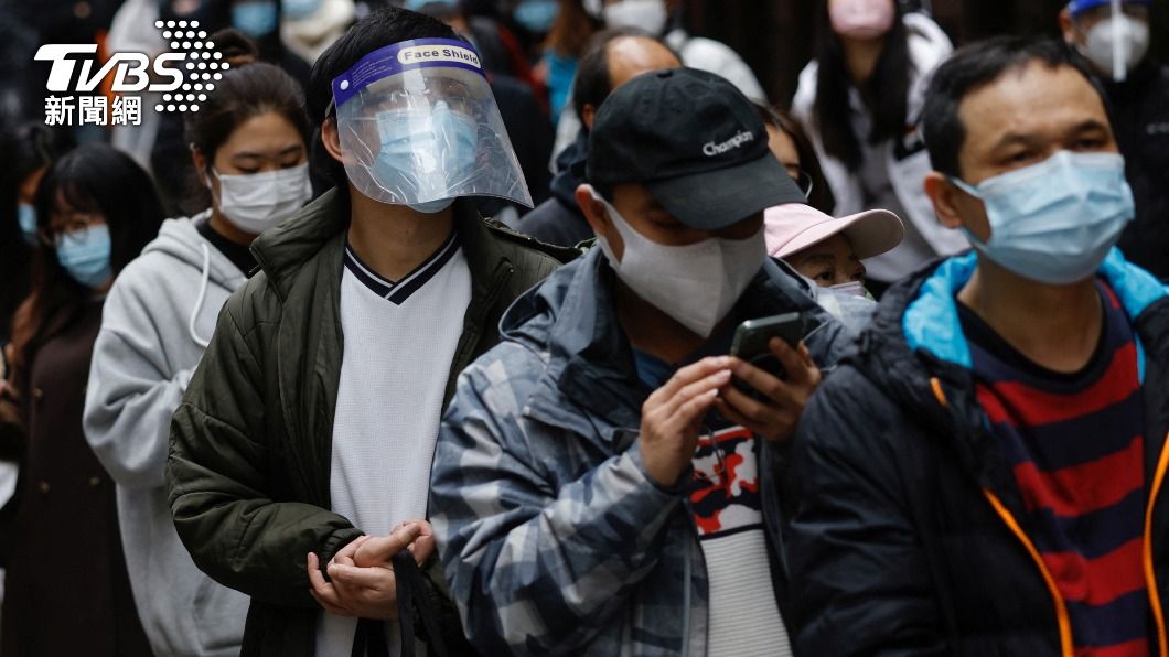 香港疫情延燒。（圖／達志影像路透社）