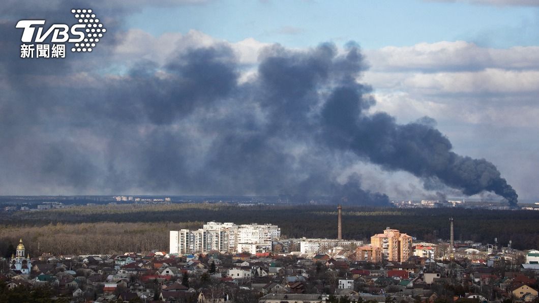 烏克蘭首都近日遭到俄軍猛烈攻擊。（圖／達志影像路透社）