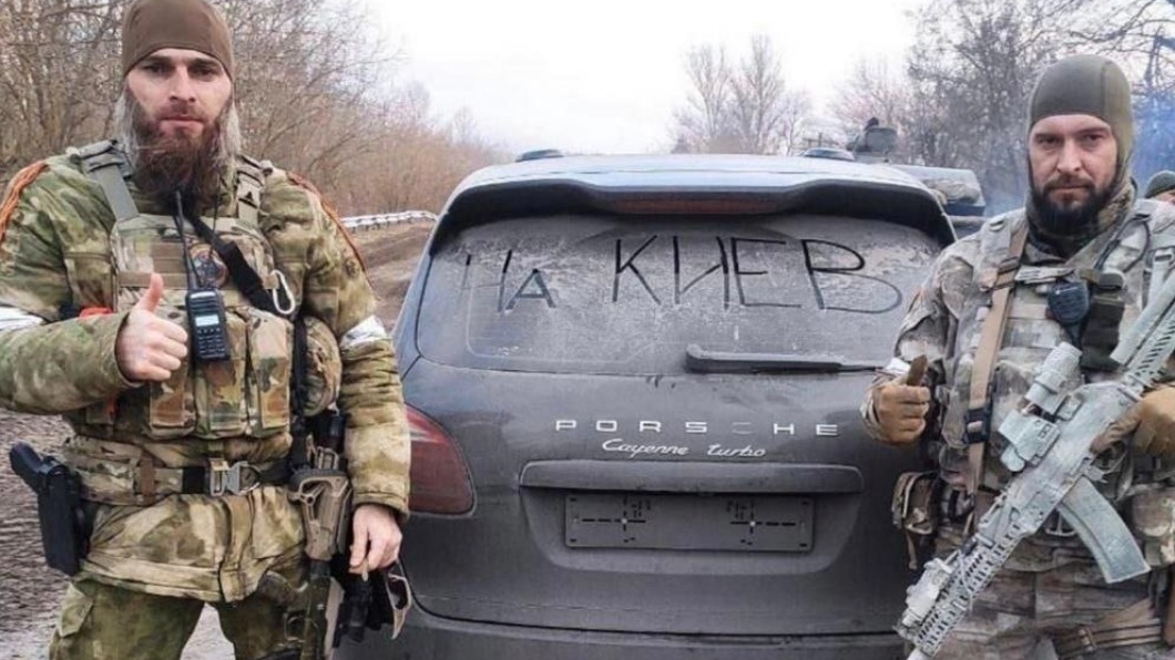 車臣派遣一支精英部隊前往暗殺烏克蘭總統。（圖／翻攝自推特）