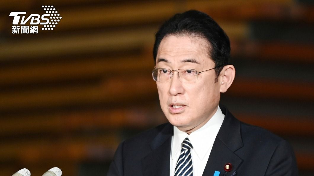 日本首相岸田文雄宣布將接納烏克蘭難民。（圖／達志影像美聯社）