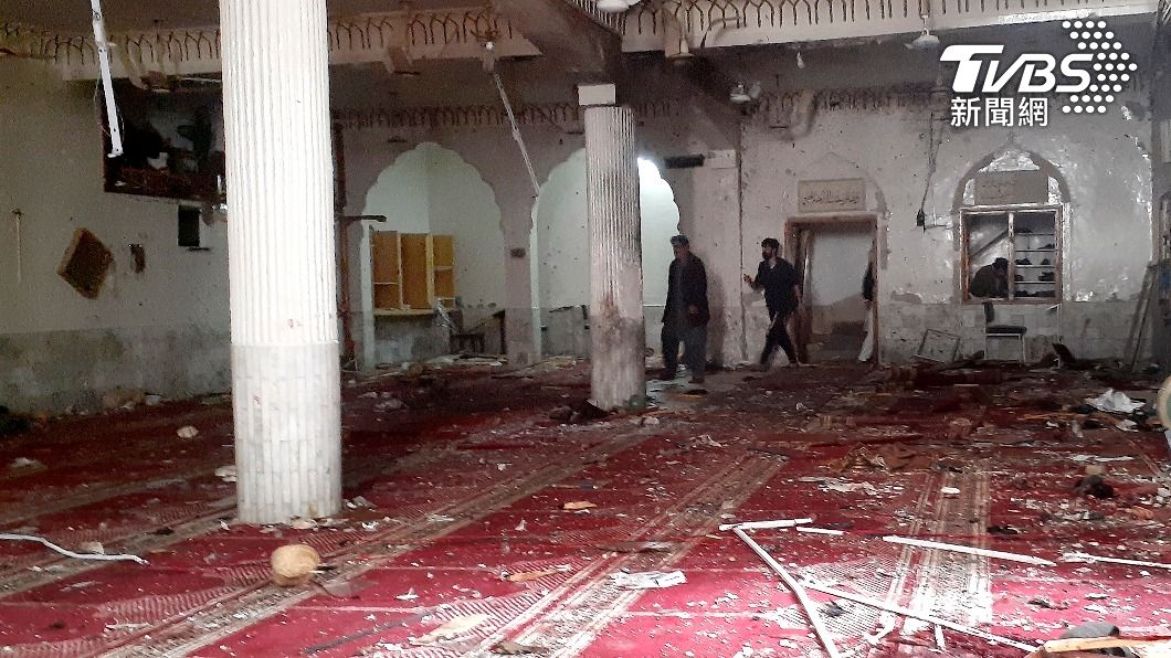 什葉派清真寺，今天遭到自殺炸彈襲擊。（圖／達志影像美聯社）