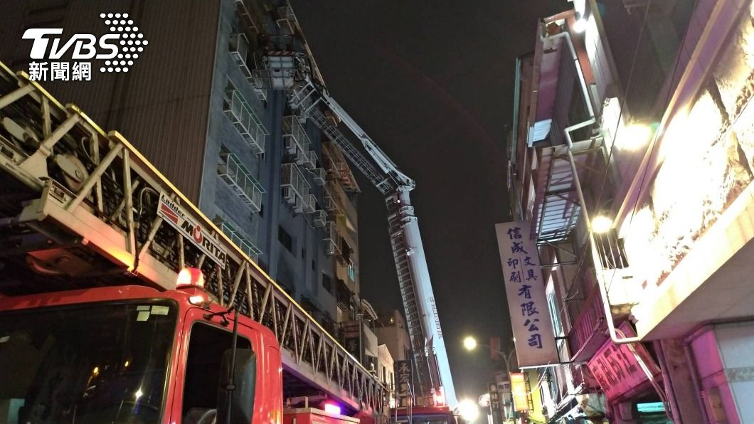 台中大樓火災釀6死6傷。（圖／中央社）