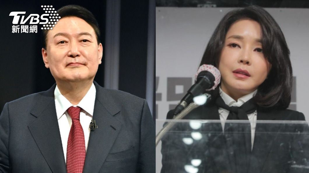 韓國準總統尹錫悅和老婆金建希。（圖／達志影像美聯社、jjang_dongdong IG）
