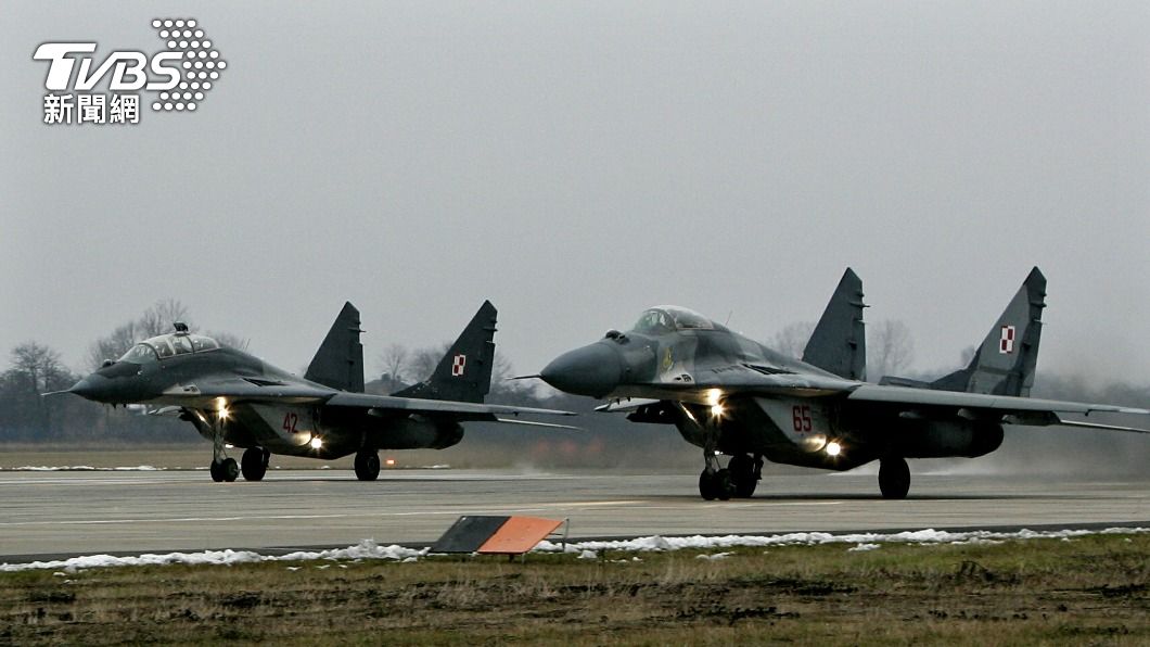 波蘭欲將俄製米格-29戰機援助烏克蘭。（圖／達志影像路透社）