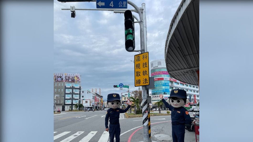 台東更生路科技執法(圖/台東縣警局)